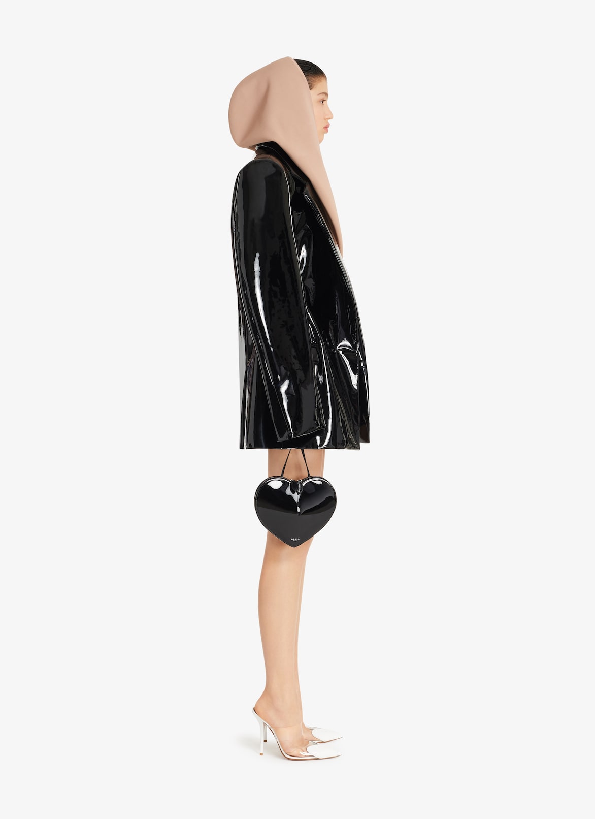 Hooded tailored Dress ALAÏA BLACK HOODED TAILORED DRESS